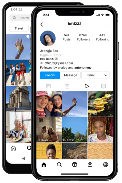 instagram apresentação